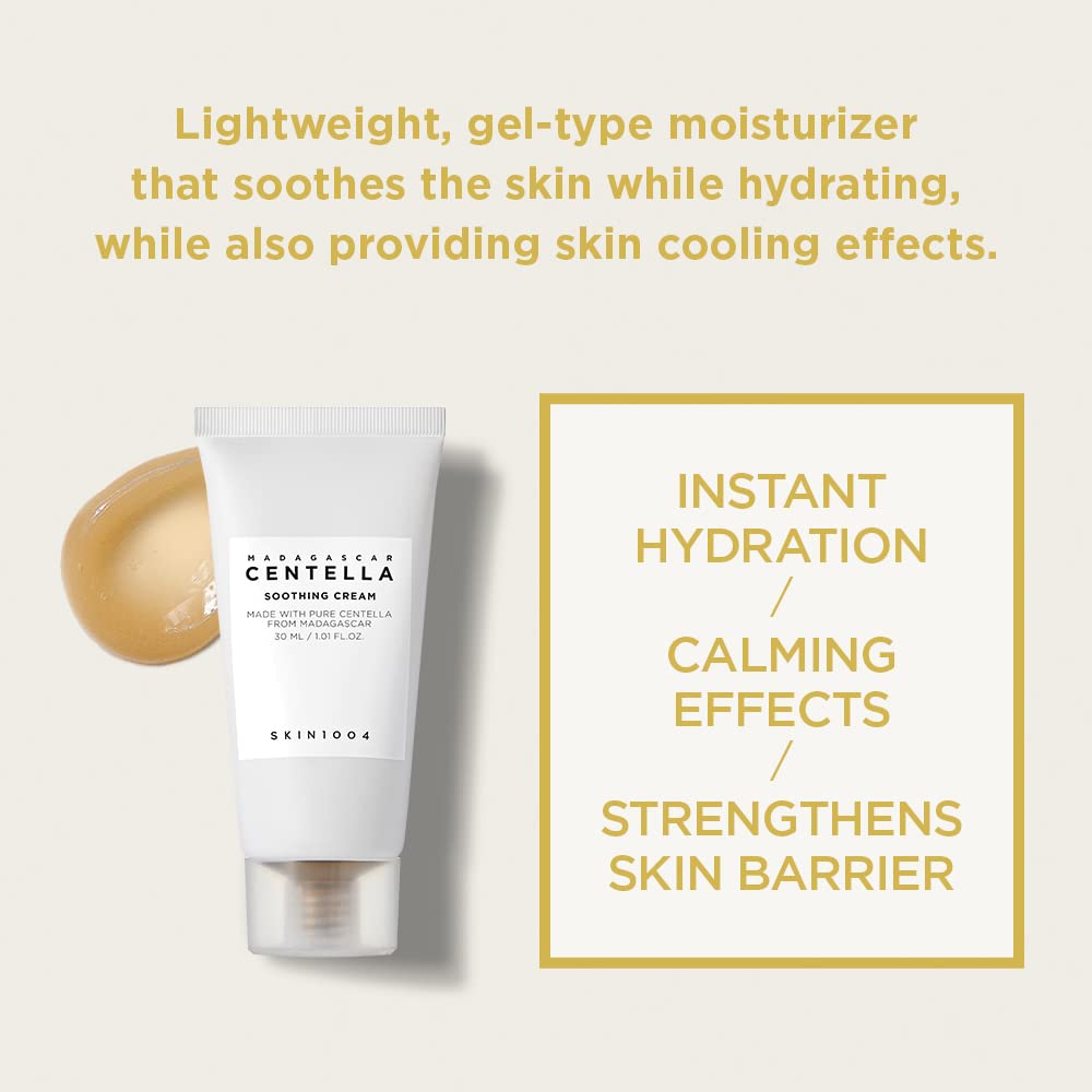 Skin1004 Madagascar Centella Face Moisturiser Cream - 30ml - Image 4