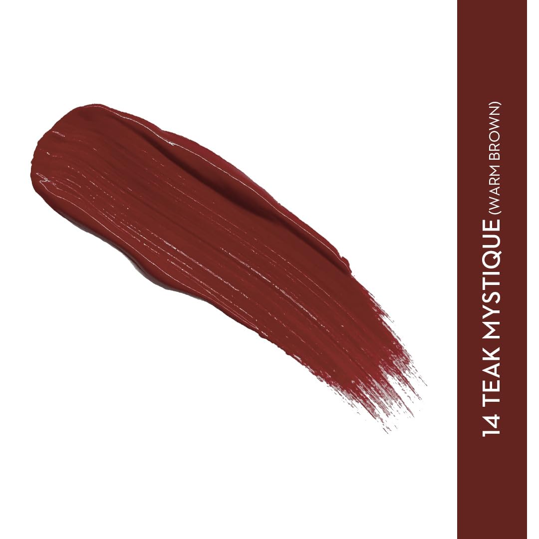 Sugar Cosmetics SUGAR Smudge Me Not Liquid Lipstick - 14 Teak Mystique - Image 2