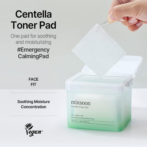 MIXSOON CENTELLA TONER PAD (120PADS)