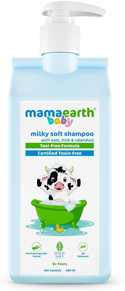 Mamaearth Milky Soft Shampoo - Oats, Milk & Calendula - 400ml