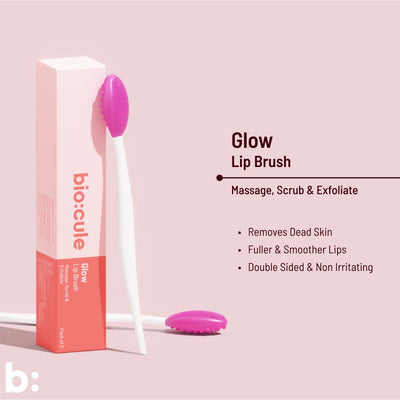 Biocule Glow Lip Brush - Colour Cosmetics, Pack of 2 - Image 8