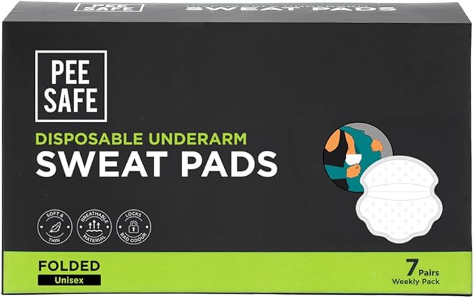 Pee Safe Sweat Pads Folded 14N