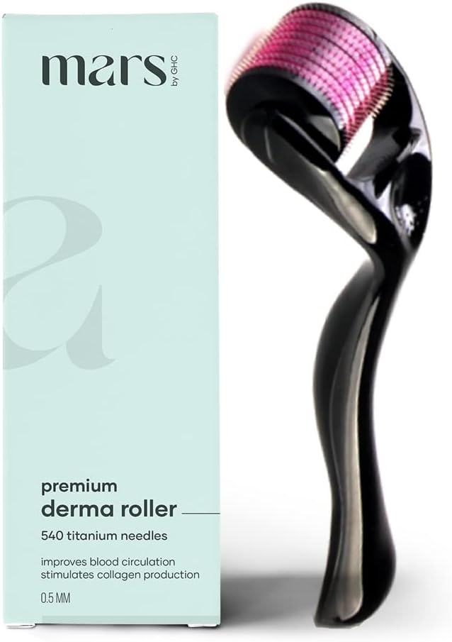 GHC Derma Roller with 540 Titanium Needles - 0.5 mm