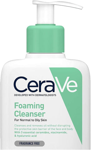 CeraVe Foaming Cleanser for Normal to Oily Skin 473ml