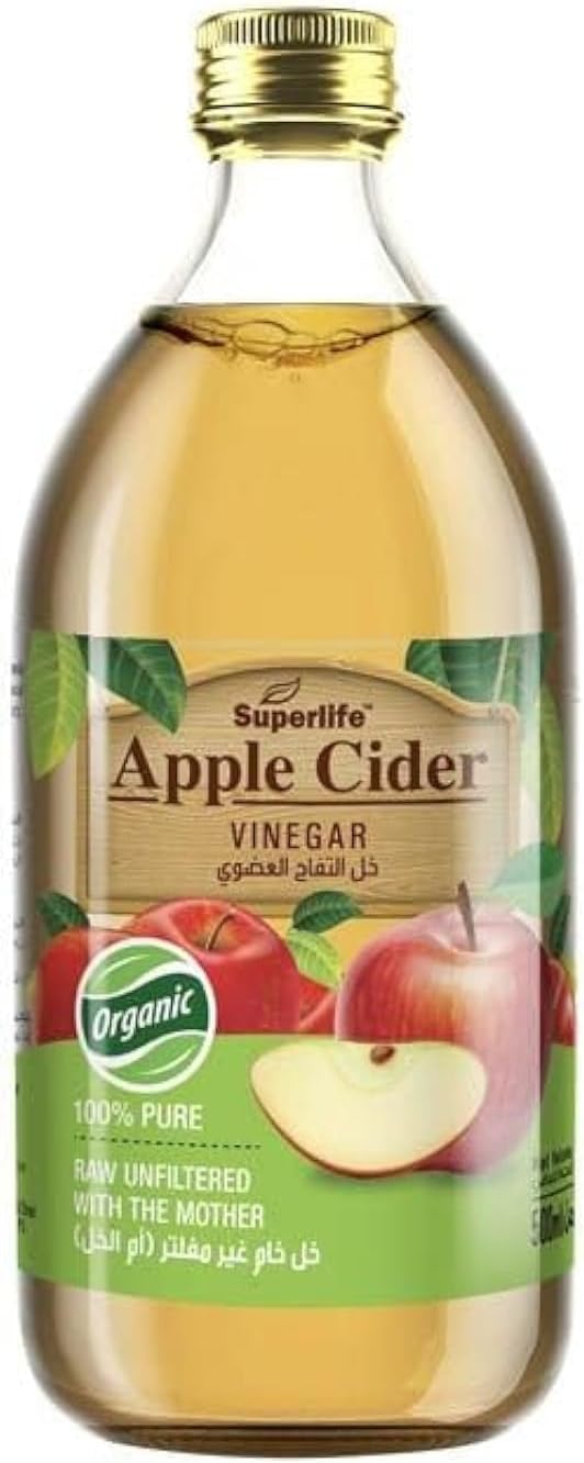 Superlife Organic Apple Cider Vinegar - Herbal & Ayurvedic, 500ml