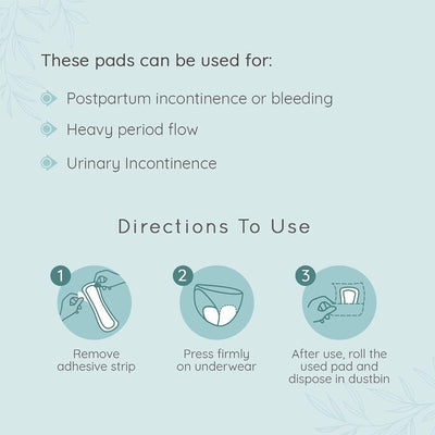 Pee Safe Disposable Maternity Pads - Feminine Care - Pack of 8 - Image 5
