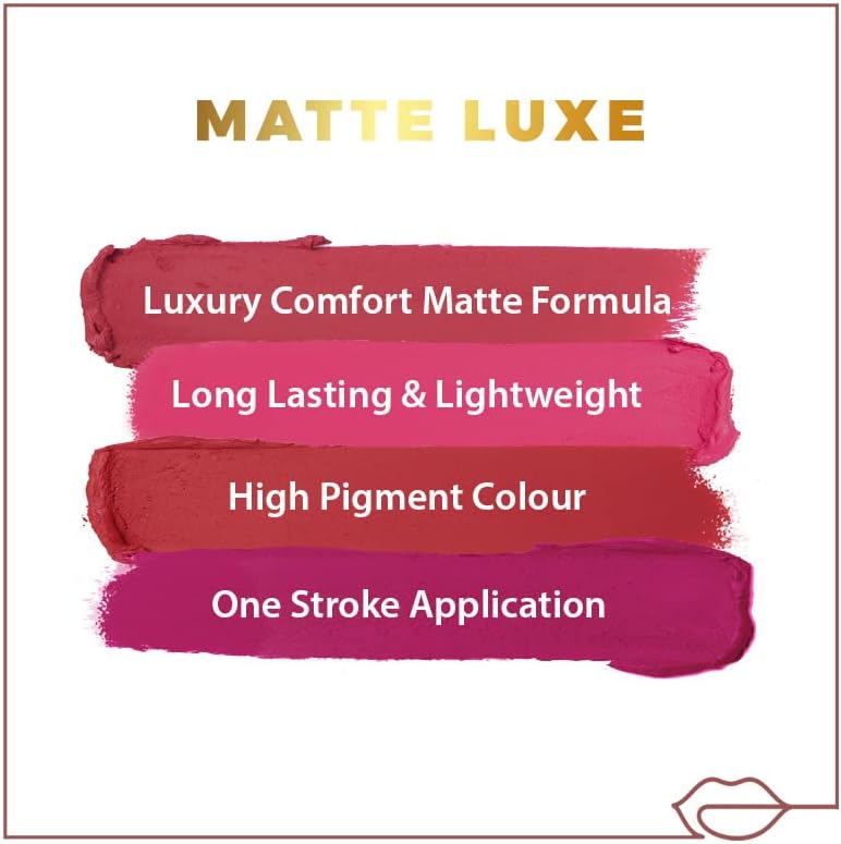 Nykaa Matte Luxe Lipstick - Vintage Colour Cosmetics, 1 unit - Image 6