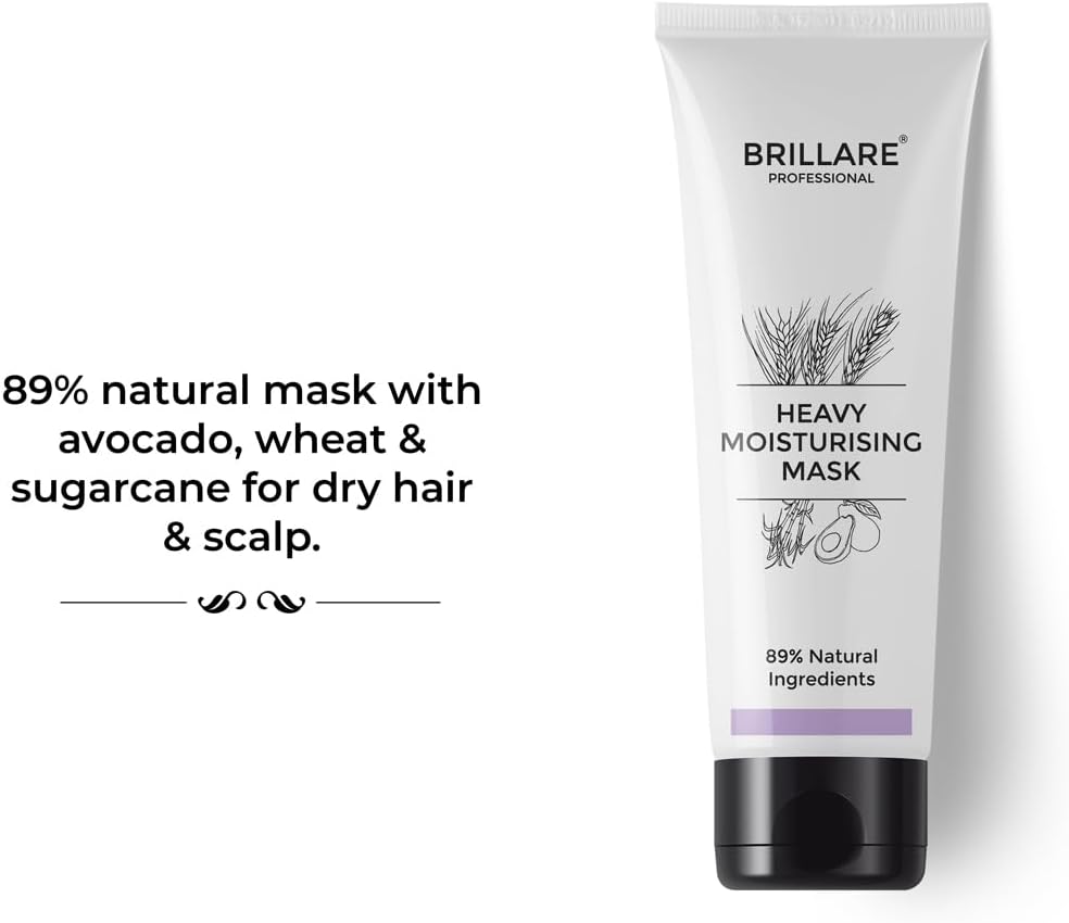 Brillaire Heavy Moisturising Mask with Wheat Protein & Avocado - 125g - Image 2