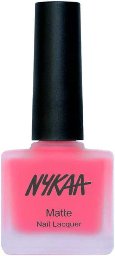 Nykaa Neon Matte Nail Enamel - Lemonade Fizz 76, 9ml - Image 4
