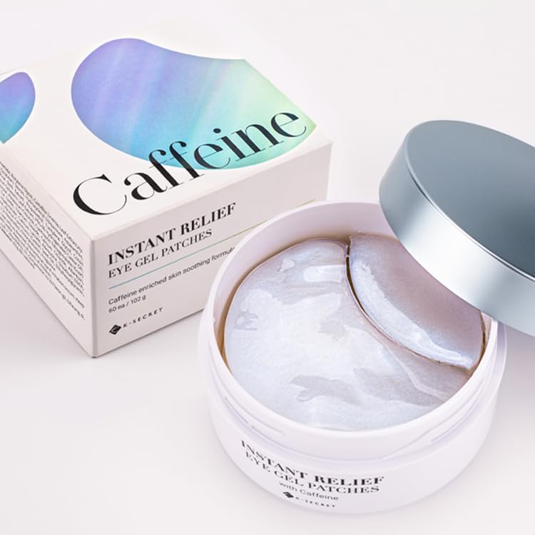 K-SECRET SEOUL 1988 Instant Relief Eye Gel Patches - Caffeine - 10 Pairs