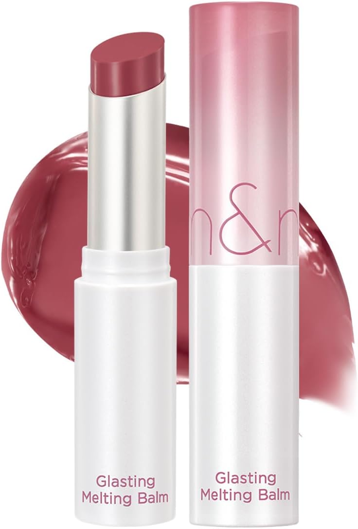 Rom&Nd Glasting Melting Balm 07 Mauve Whip - Vegan Hydrating Lip Colour