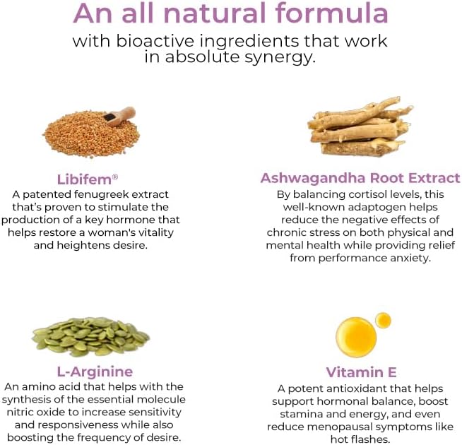Wellbeing Nutrition Melts Her Desire Herbal & Ayurvedic Oral Strips - 30 Strips - Image 3