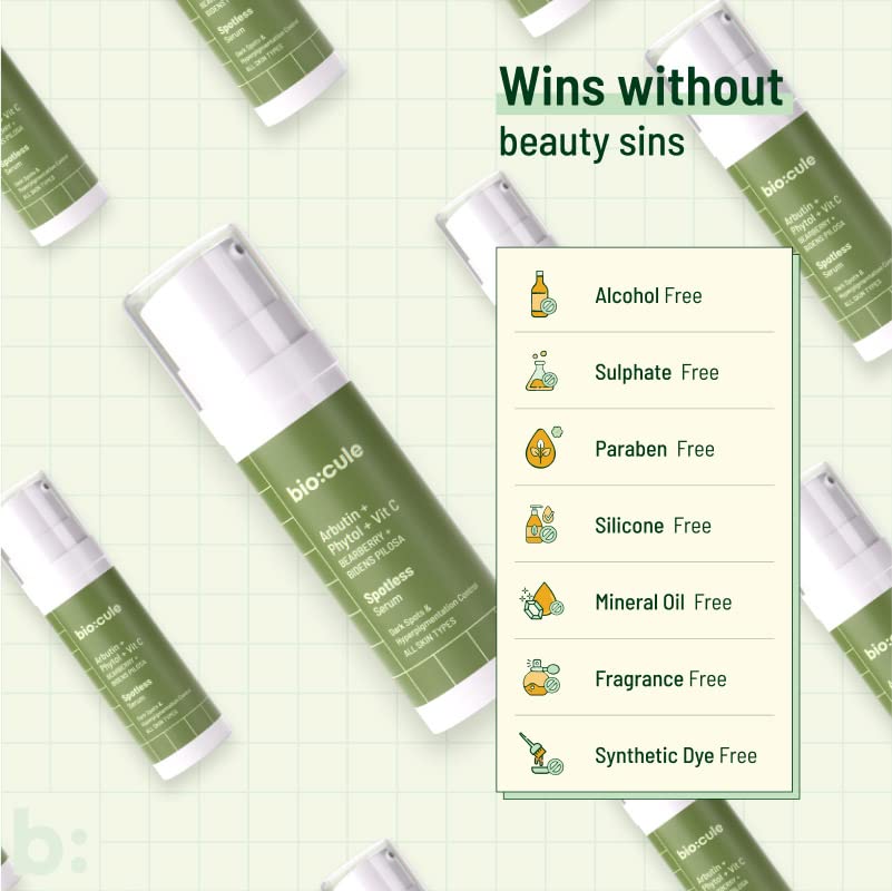 Biocule Face Serum - Arbutin + Phytol + Vitamin C, 15ml - Image 4