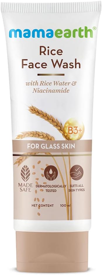 Mamaearth Rice Face Wash with Rice Water & Niacinamide 100 ml