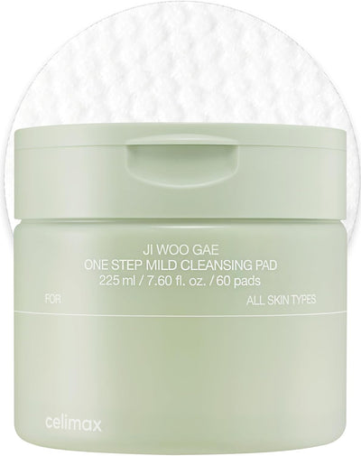 CELIMAX Ji Woo Gae One Step Mild Cleansing Pad - Facial Cleanser, 70 Pads