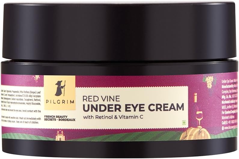 Pilgrim Red Vine Retinol & Vitamin C Under Eye Cream - 30g