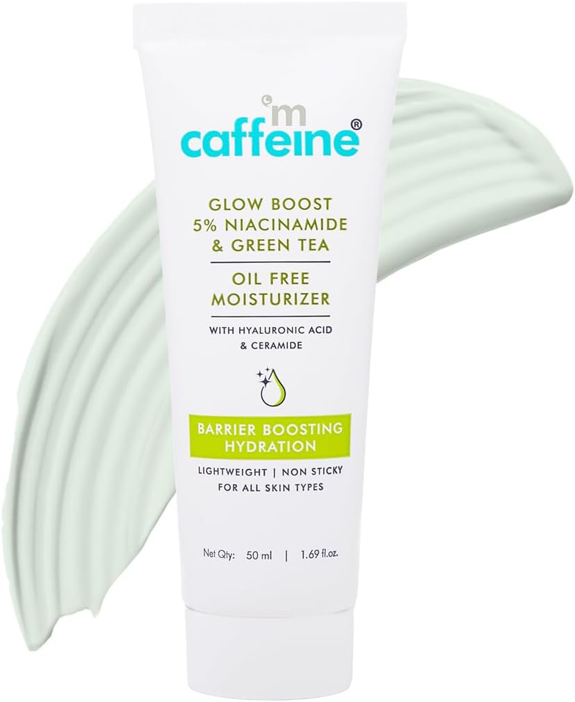 mCaffeine Green Tea Oil-Free Moisturizer with Niacinamide 5% - 72hrs Hydration