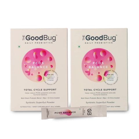 The Good Bug PCOS Balance SuperGut Powder for Women 30 Days Pack