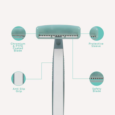 Pee Safe FURR Bikini Line Razor - Compact Design, Chromium & PTFE - 1 Unit - Image 5