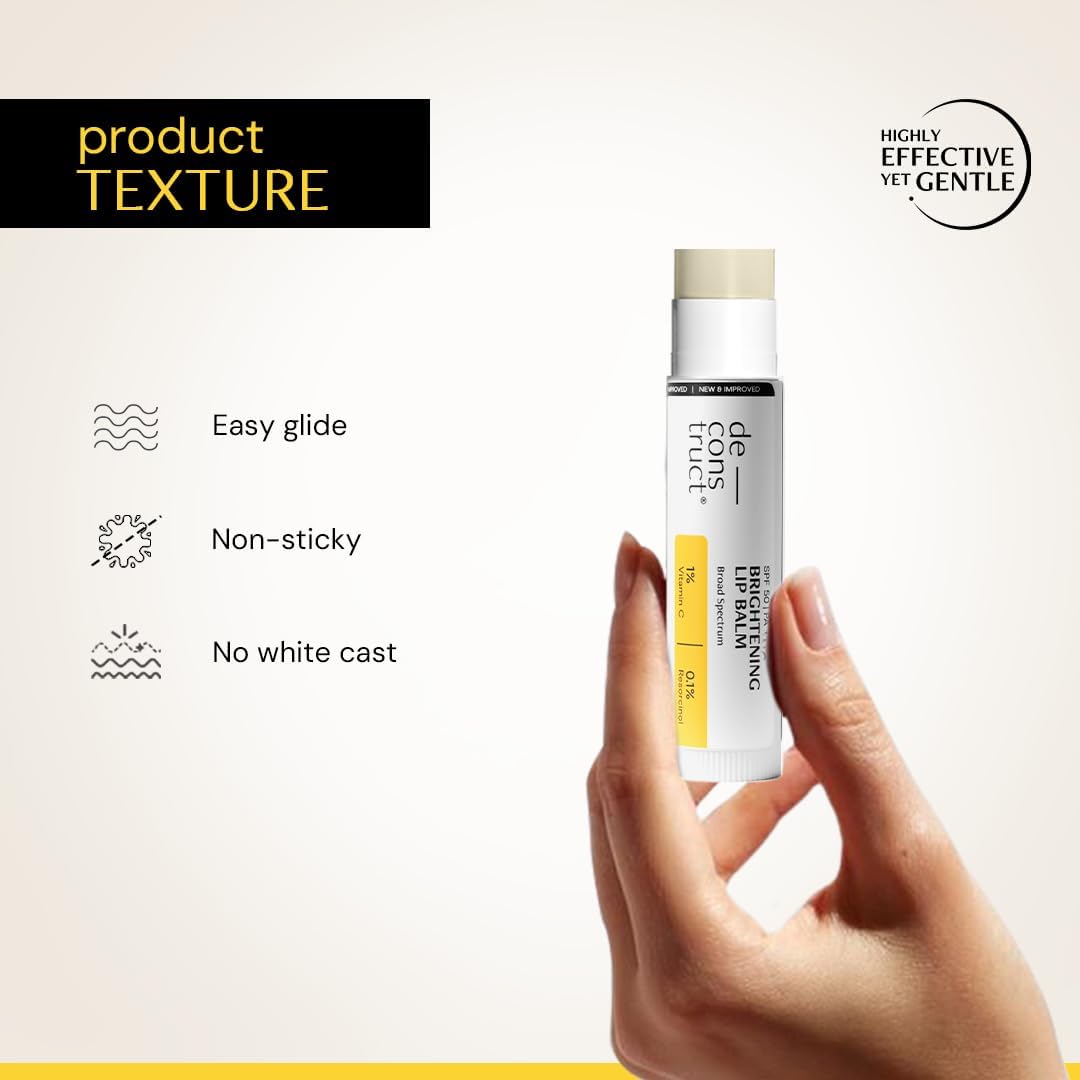 Deconstruct Brightening Lip Balm - Vitamin C & Resorcinol SPF 30, 4g - Image 5