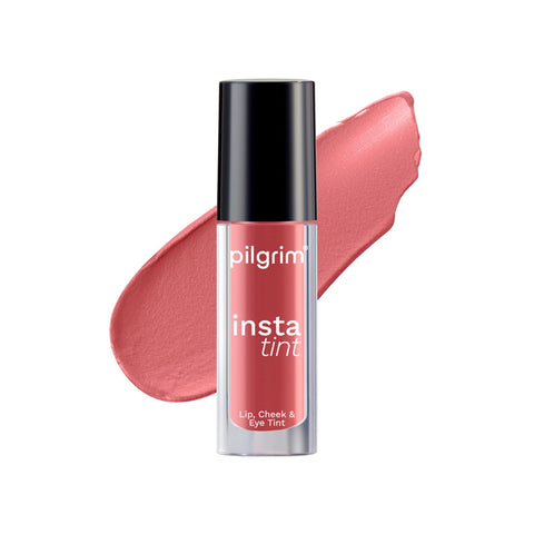 Pilgrim 3 In 1 Lip-Cheek And Eye Tint Cream With Goodness Of Spanish Squalane,-Almond Oil-Avocado Oil And Macadamia Nut Oil-Long Lasting Nourisht-Blends Easily 2.5Gm (Pink Filter-01)