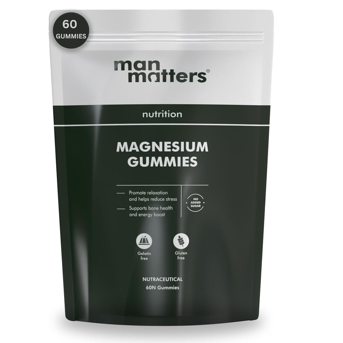 Man Matters Magnesium Glycinate Gummies 60 Gummies