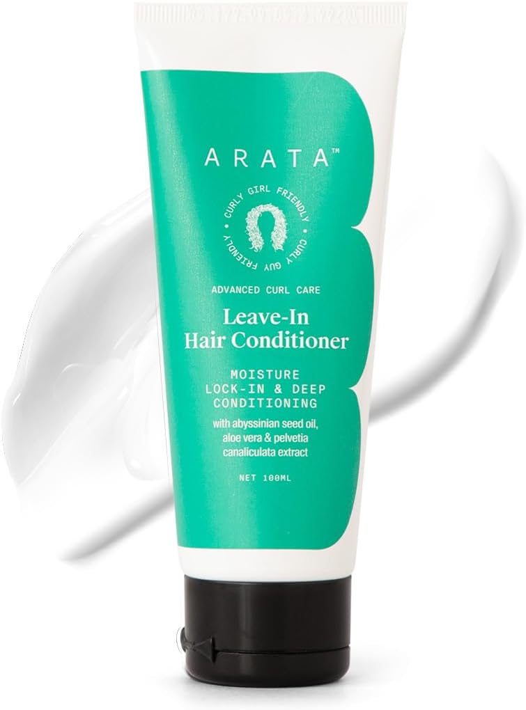 Arata Leave-In Hair Conditioner with Aloe Vera & Abyssinian Seed Oil - 100 ml