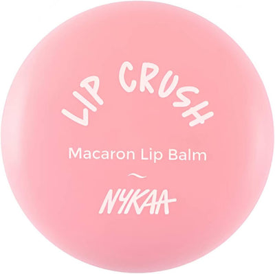 Nykaa Macaron Strawberry Lip Balm - Nourishing Colour Cosmetic, 6g