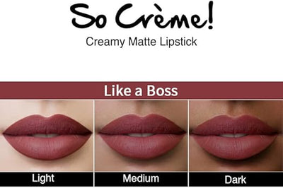 Nykaa So Creme! Creamy Matte Lipstick - Like a Boss, 3g - Image 4