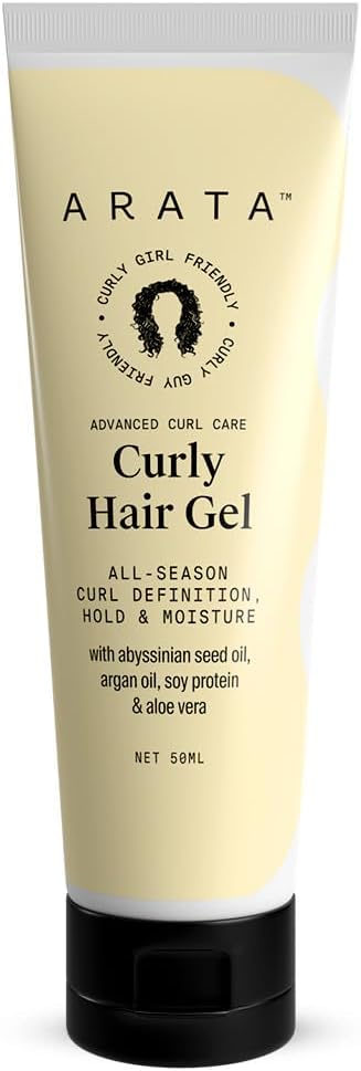 Arata Curl Care Hair Gel - Abyssinian & Argan Oils, 150ml