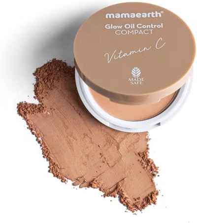 Mamaearth Glow Oil Control Compact 03 Nude Glow - 9g