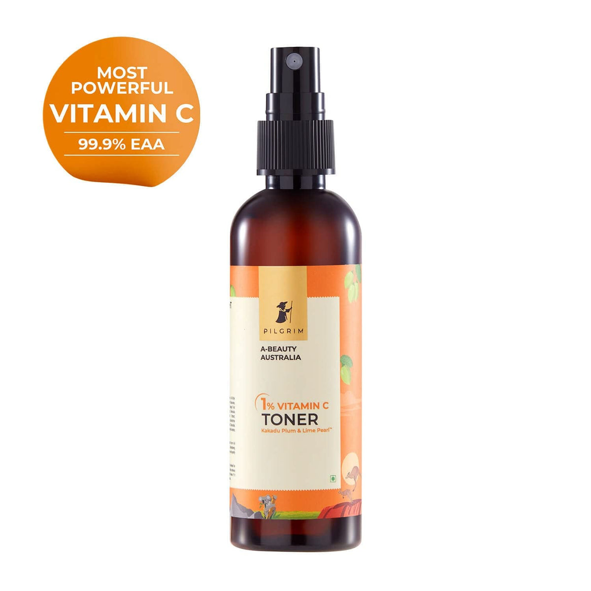 Pilgrim 1% Vitamin C Toner - Face Serum, 100ml - Image 2