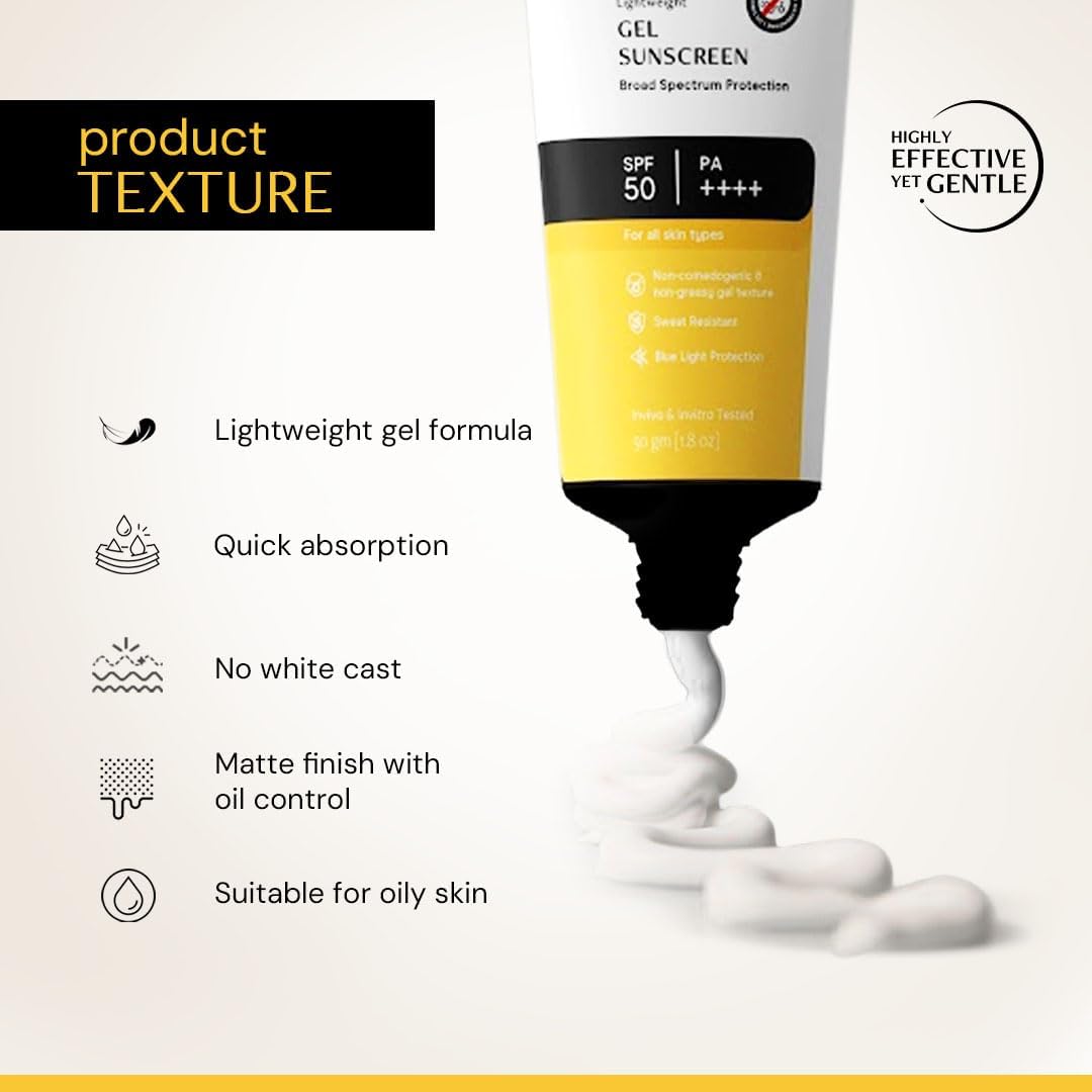 Deconstruct Gel Sunscreen SPF 55+ PA+++ - Water Resistant, 50g - Image 5