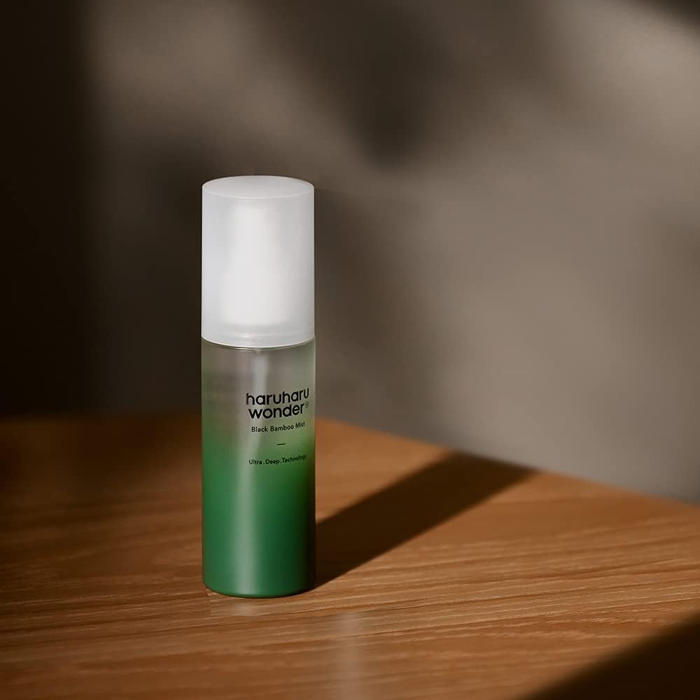 Haruharu Black Bamboo Mist - Face Moisturiser, 80ml - Image 3