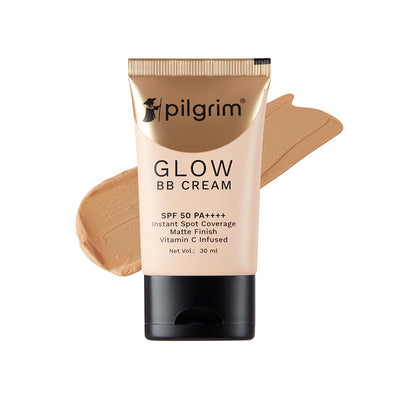 Pilgrim 3-In-1 BB Cream SPF 50 PA++++ with Niacinamide, Hyaluronic Acid & Vitamin C - 30g