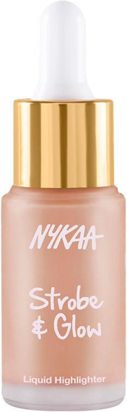 Nykaa Strobe & Glow Liquid Highlighter in Glazed Bronze - 30ml