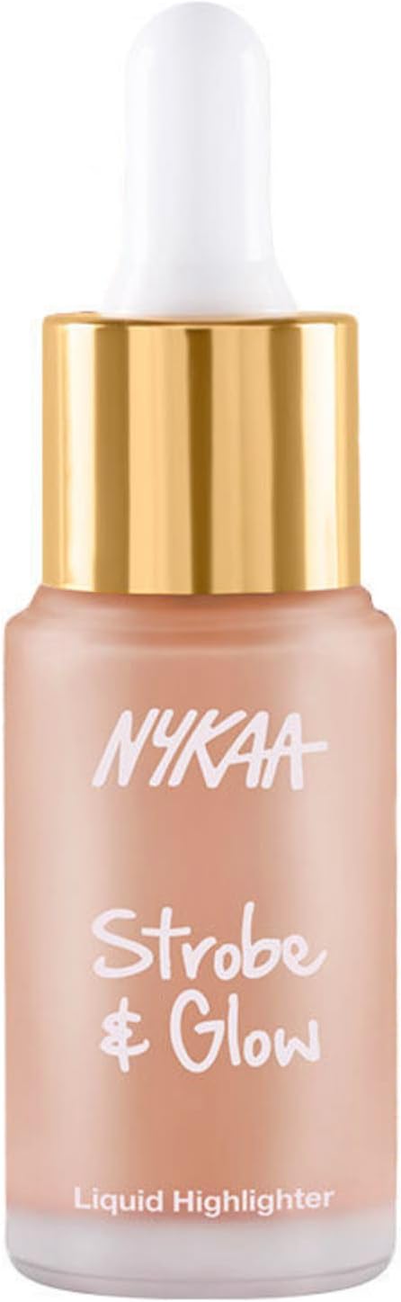 Nykaa Strobe & Glow Liquid Highlighter  Glazed Bronze