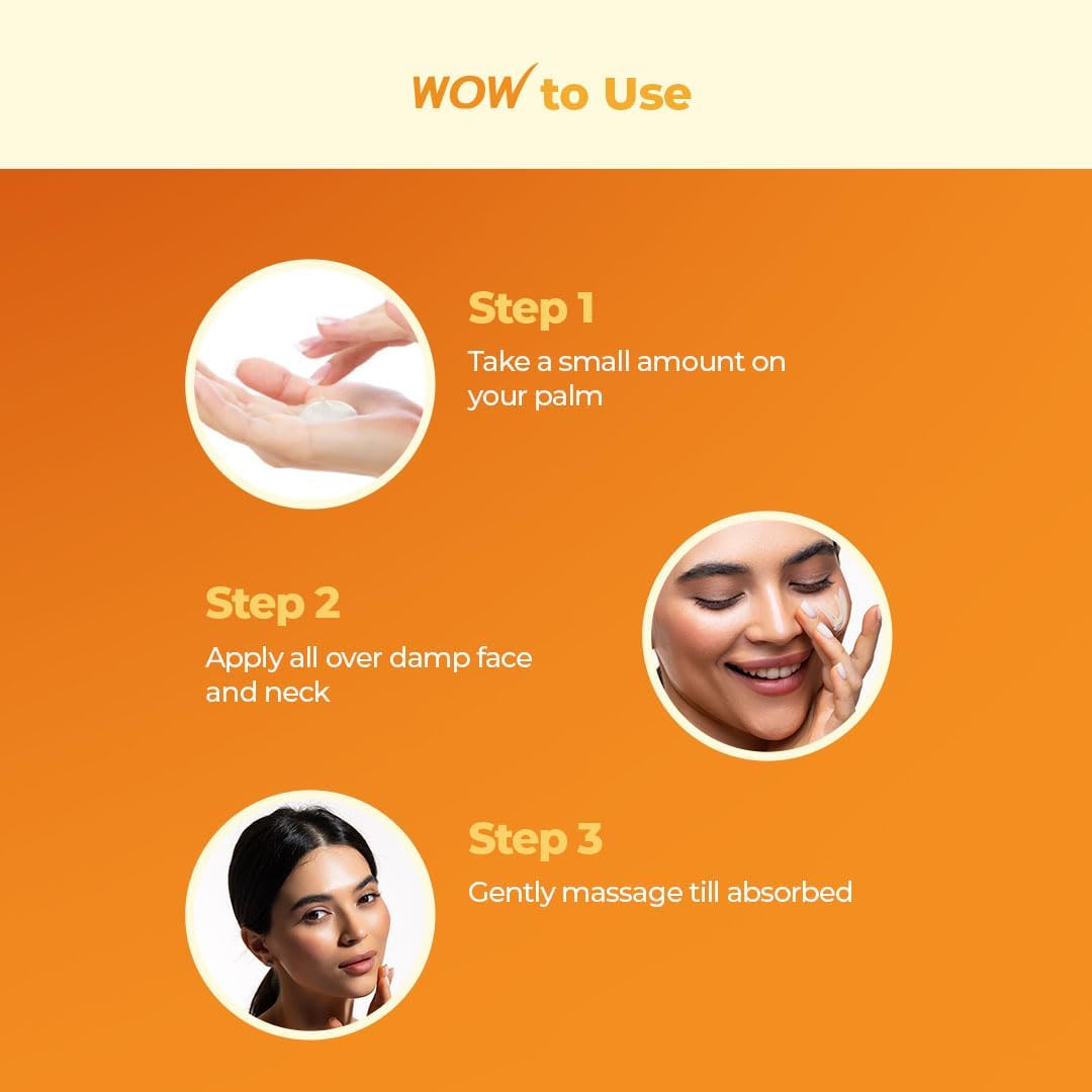Wow Skin Science Vitamin C Face Cream - Moisturiser, 50ml - Image 7