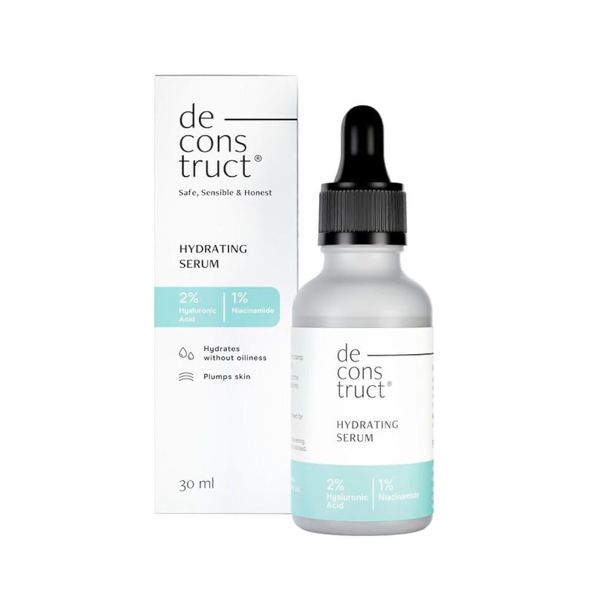 Deconstruct Hydrating Serum - 2% Hyaluronic Acid + 1% Niacinamide, 30ml