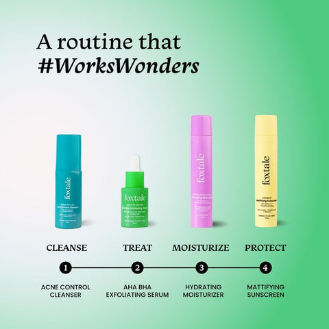 Foxtale AHA BHA Exfoliating Serum 30ml