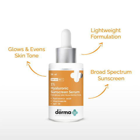 THE DERMA CO 1% Hyaluronic Sunscreen Serum 30 ml