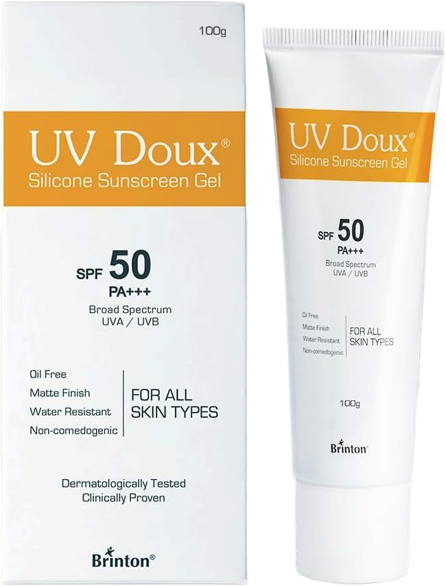 Brinton UV Doux Face & Body Sunscreen Gel SPF 50 PA+++, 100g