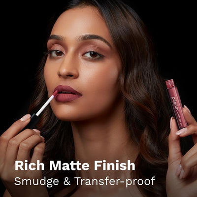 Pilgrim Liquid Matte Lipstick - Blushin' Nude, Colour Cosmetics - Image 4