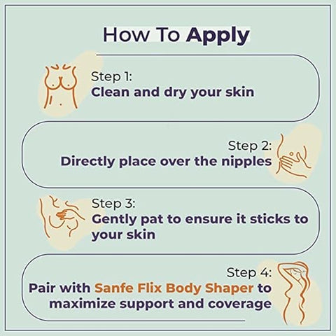 غطاء حلمة سيليكون قابل لإعادة الاستخدام من سانفي فليكس - ٤ قطع | ١٠ مرات قابلة لإعادة الاستخدام