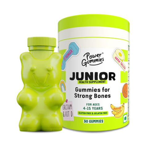 Nature's Truth  Kids Black Elderberry With Vitamin C Zinc + Power Gummies Junior  For Ages 4-15 Years | Tasty Banana Flavour 30 Gummies