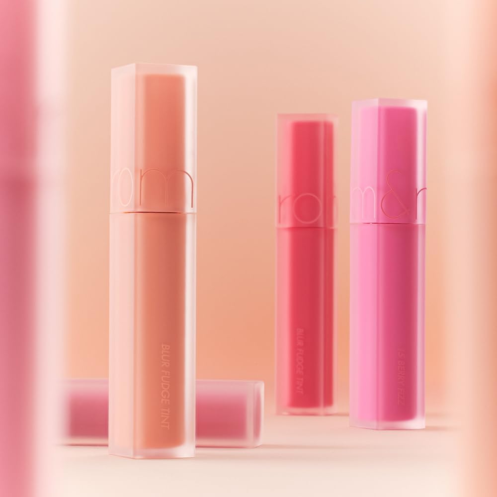Rom&Nd Blur Fudge Tint - Matte Lip Colour, 15 Berry Fizz, 5.5g - Image 6