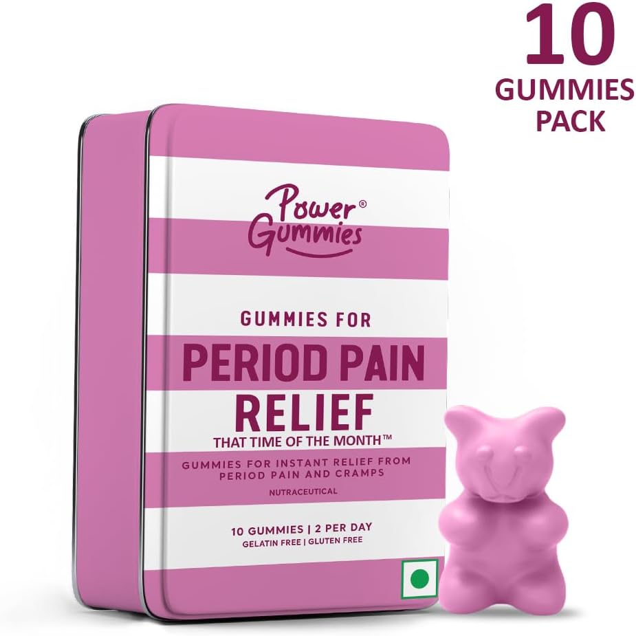 Power Gummies - Jaw Dropping Skin 60 Gummies + That Time Of The Month 10 Gummies | Collagen Builder, Glowing & Healthy Skin, Period Pain Relief Gummies for Women - Lemon Twist & Strawberry