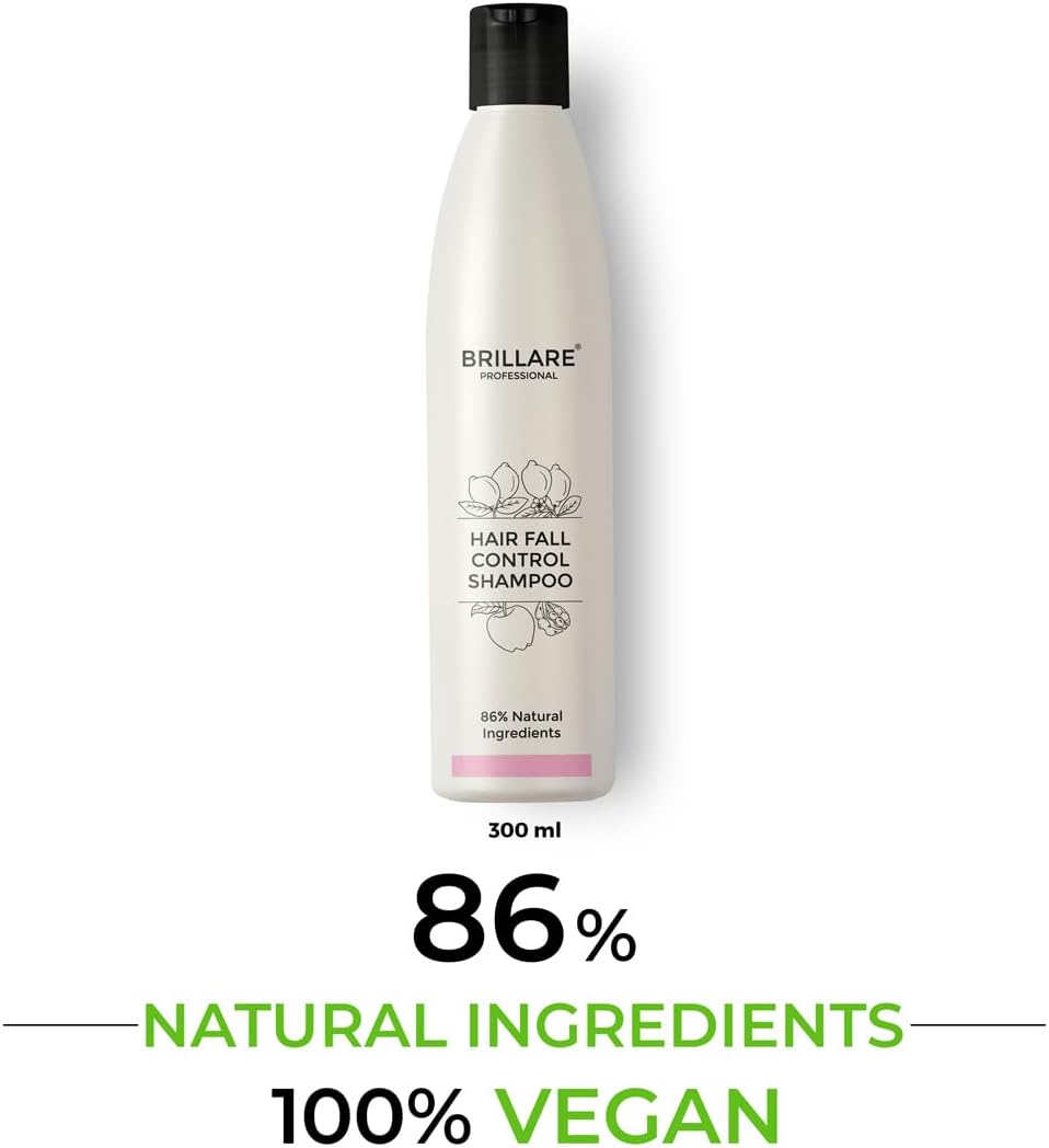 Brillaire Hair Fall Control Shampoo - Soy Protein, 300 ml - Image 4