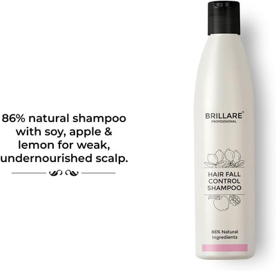 Brillaire Hair Fall Control Shampoo - Soy Protein, 300 ml - Image 2