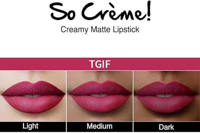 Nykaa So Creme! Creamy Matte Lipstick TGIF - Vibrant Colour, 3.5g - Image 4